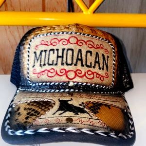 Michoacan Leather Hat